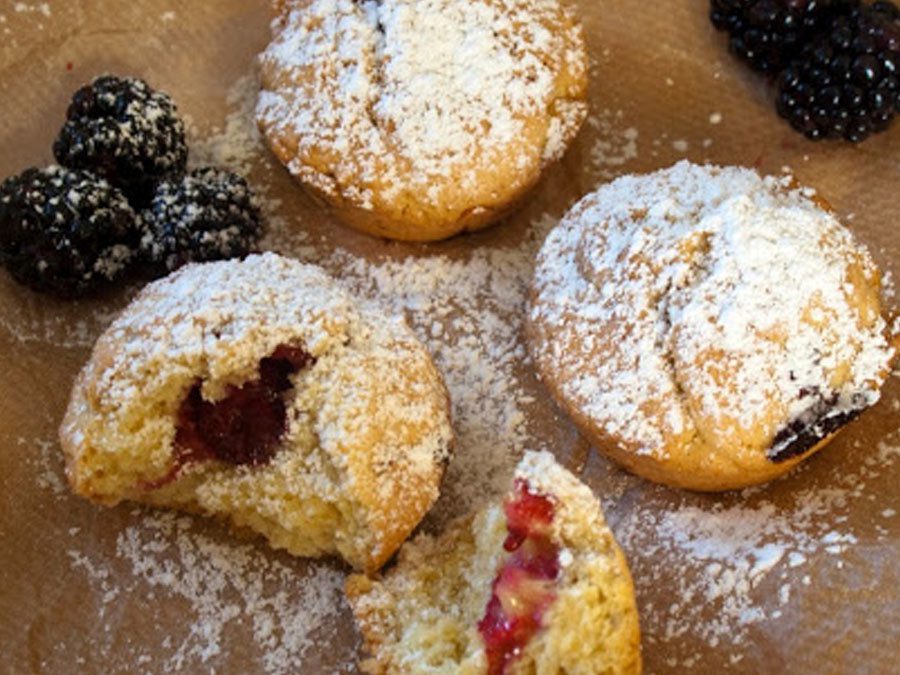 Foodblogswap: Bramenmuffins met citroen