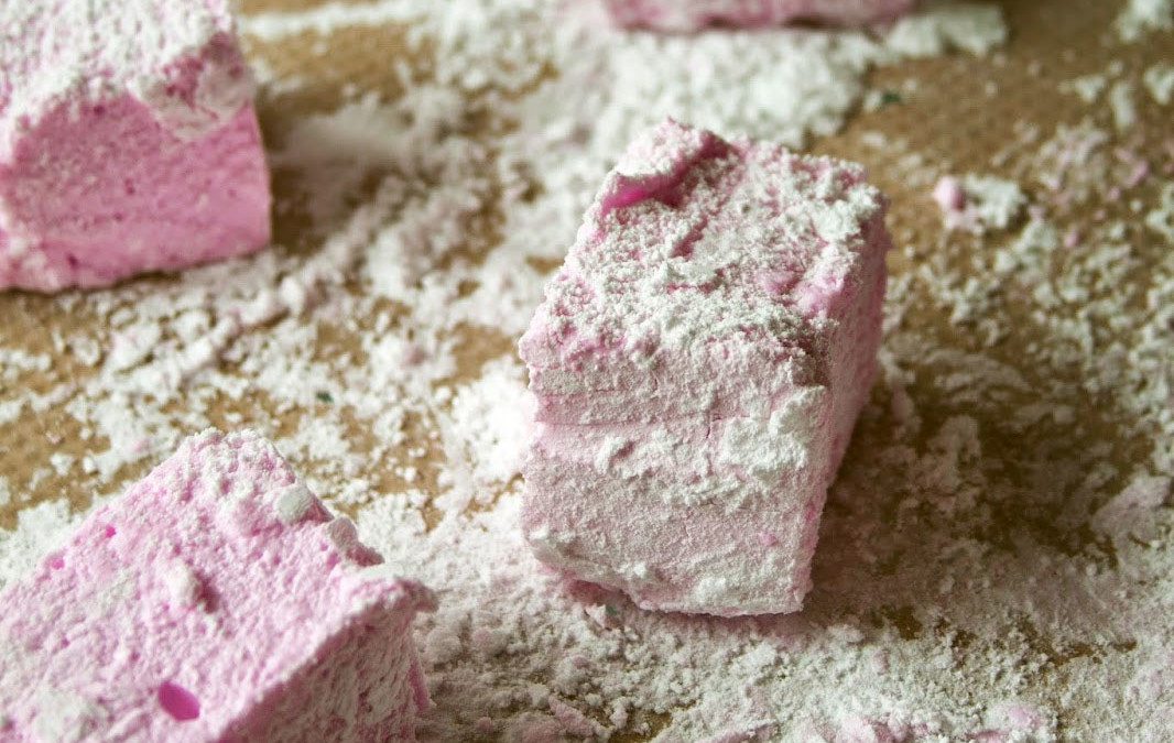Girly pink marshmallows