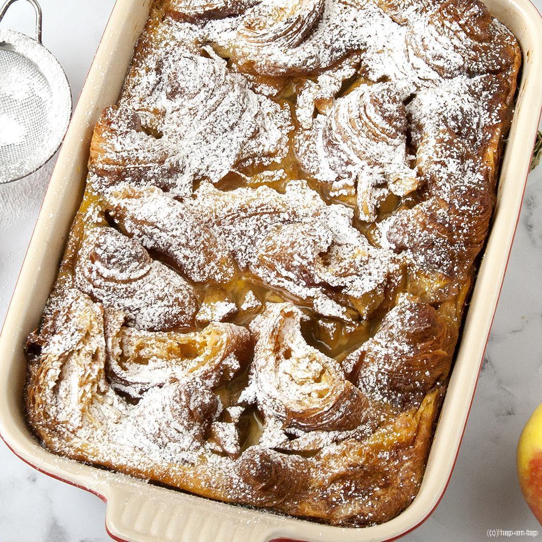 Wentelteefjes uit de oven met appel en kaneel