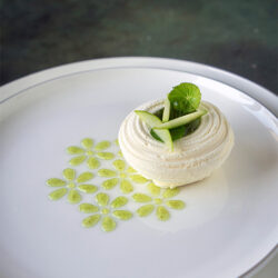 Witte chocolademousse met bergamot